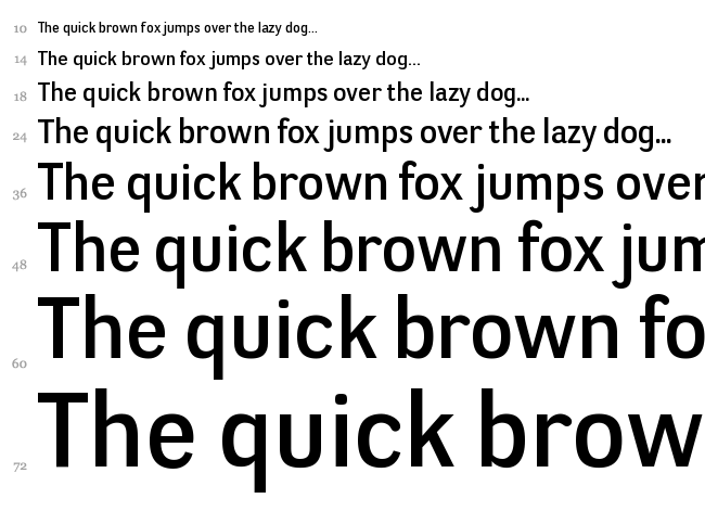 Negotiate font waterfall